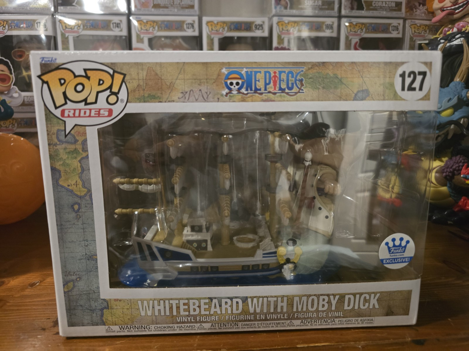 Funko pop one piece whitebeard with moby dick - Collection