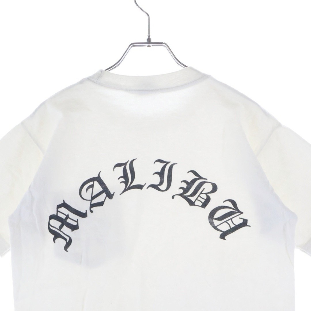 CHROME HEARTS Old Malibu Print Short Sleeve T-shirt Top White Used 2a9f91c490598 thumbnail 4