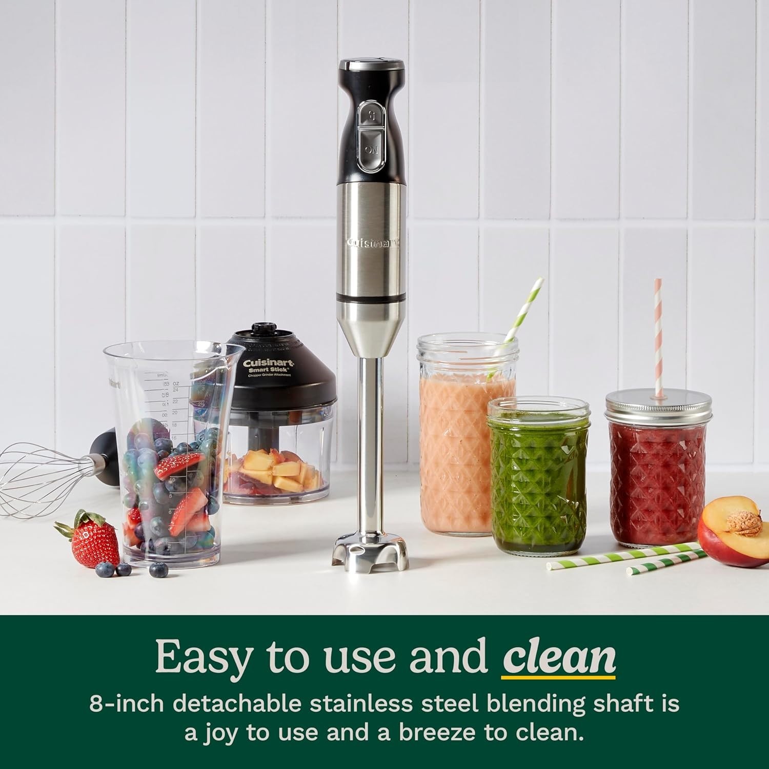CSB-179 Smart Stick Variable Speed Hand Blender Stainless Steel Kitchen Tool