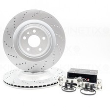 356mm x 22mm Rear Discs Upgrade Kit For Audi S3 RS3 8Y VW Golf R MK8 Leon Cupra