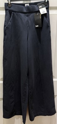 New!Lee Black Knit Pull On Wide Leg Pant. Size XS. Great Comfortable Pant!