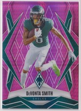 DeVonta Smith 2025 Panini Phoenix Pink Hyper Prizm #12 SP /299