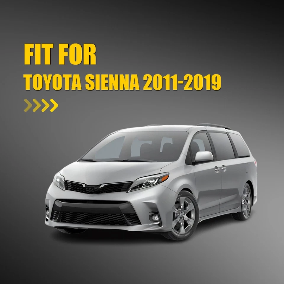 Fit Toyota Sienna 11-2019 Driver&Passenger Side Mirror Power Heated Glass 2-20X - Image 3 of 4