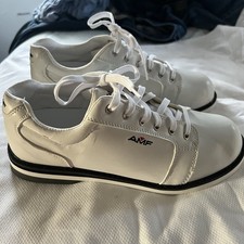 AMF Bowling Shoes Men  s US 9 White White  Flaws 