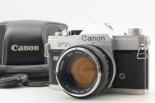 Read Exc 5 w/ Case Canon FTb QL 35mm SLR Film Camera FD 50mm f/1.4 From JAPAN