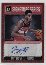 2018 Panini Donruss Optic Signature Series Choice Prizm Troy Brown Jr Auto 14tf
