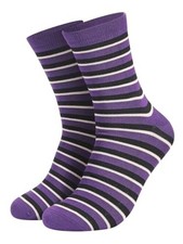 Dress Socks for Men Colorful for Dress 8-13 A06 Purple Pattern-3 Size 8-13
