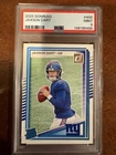 2025 Panini Donruss Jaxson Dart #400 Rated Rookie (RC), PSA 9 MINT