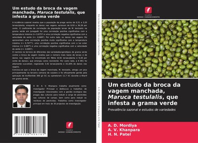Um estudo da broca da vagem manchada, Maruca testulalis, que infesta a grama...