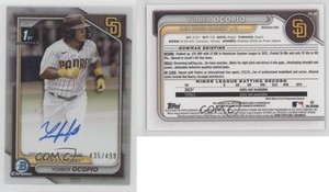 2024 Bowman Chrome Prospect Auto Refractor /499 Yoiber Ocopio #CPA-YO Auto