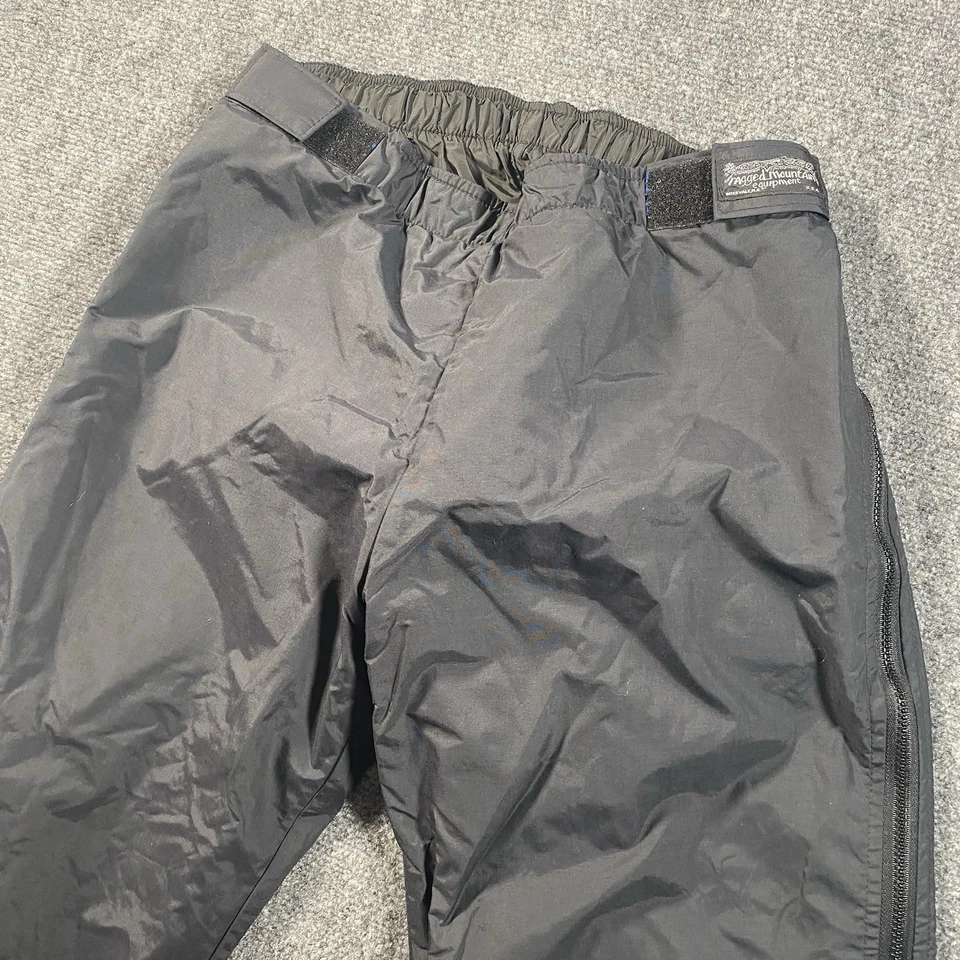 Calça masculina média feita nos EUA equipamento de montanha irregular zíper lateral caminhada ao ar livre - Imagem 3 de 4