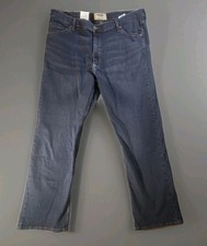 Wrangler Authentics Men s Dark Wash Stretch Denim Jeans Size 42x32 NWT