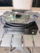 IBM Quantum 3580 H6S LTO-6 SAS External Tape Drive W/ SAS card and cable