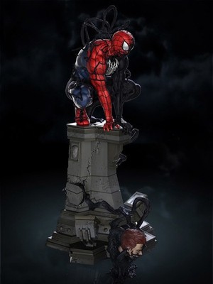 Spider-Man Venom Symbiote Comic Book Heroes 1:6 Resin Statue