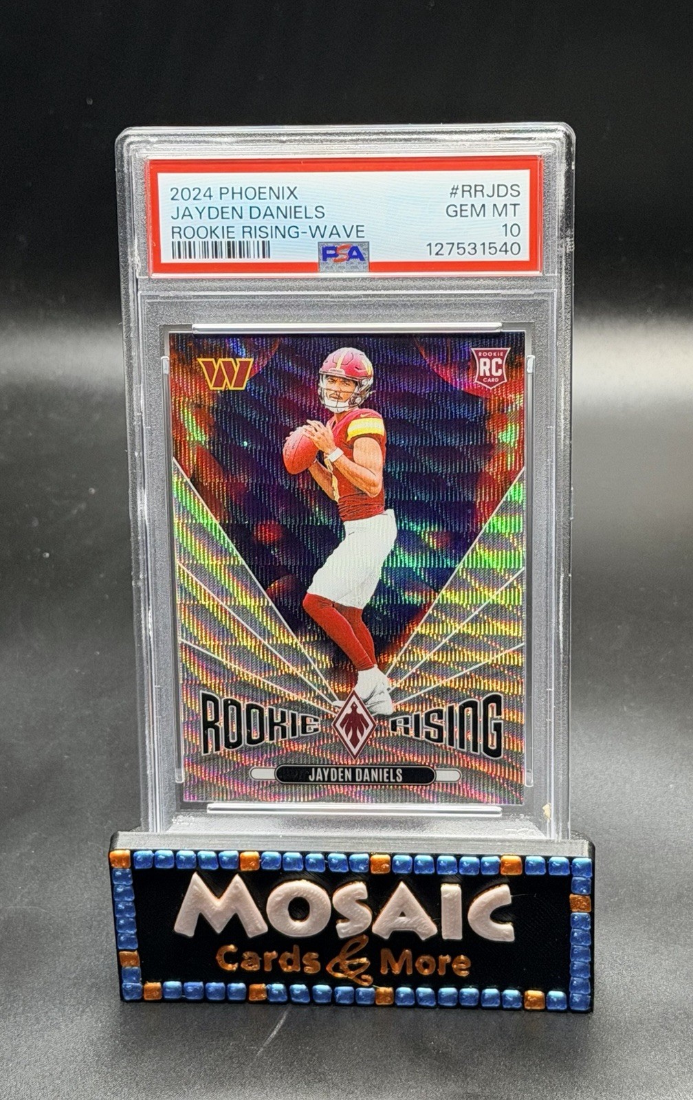 2024 PHOENIX PSA 10 GEM MT ROOKIE RISING WAVE JAYDEN DANIELS ROOKIE RC #RRJDS