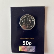 2020 Peter Rabbit 50p Fifty Pence Change Checker Brilliant Uncirculated Rare