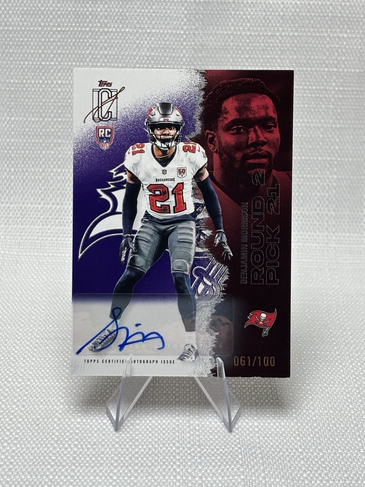 2025 Topps Signature Class Benjamin Morrison RC Rookie Auto /100
