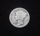 1917-D Mercury Dime 90% Silver Semi Key Date Circulated Denver 10C Coin