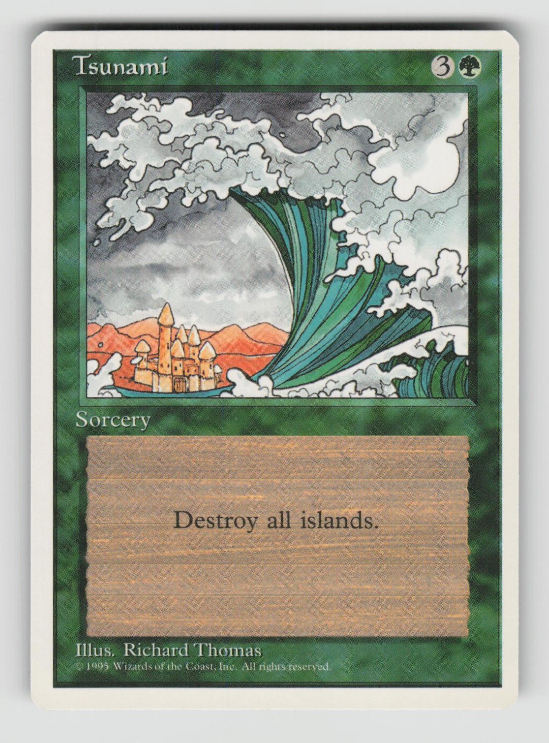 Tsunami 162 Uncommon Fourth Edition Magic: The Gathering Near Mint