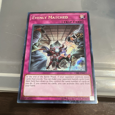 Konami Evenly Matched Yu-Gi-Oh! TCG Trap Card Holo Circuit Break CIBR-EN077
