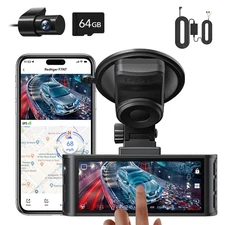 REDTIGER F7NT Dash Camera 4K Front and Rear,Touch Screen ,With Hardwire Kit