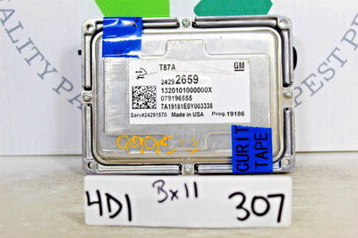 24291570 CHEVROLET TRAVERSE 2019-2022 TRANSMISSION COMPUTER OEM 4D1 307 B11