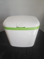 Joie MSC Countertop Compost Bin 91oz  Capacity White w/ Green Trim