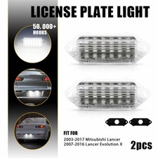 White 18-smd Led 6000k License Plate Lights Pair For 2003-2017 Mitsubishi Lancer White 18-smd Led 6000k License Plate Lights Pair For 2003-2017 Mitsubishi Lancer