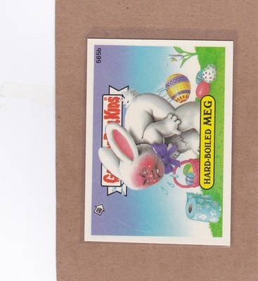 1988 TOPPS GARBAGE PAIL KIDS SERIES 14 HARD BOILED MEG #565B VGEX/EX *A47696