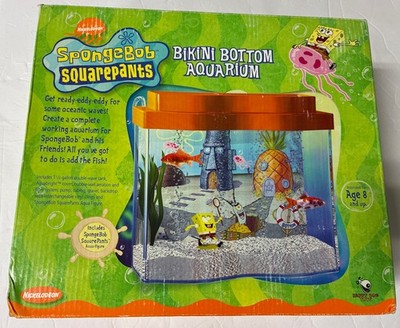 SpongeBob Squarepants Bikini Bottom Aquarium Vintage Nickelodeon Brand NEW 2002