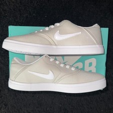 Nike Sb Check Lona Hueso Claro/Blanco 905373 002 Nuevo en Caja 6Y Unisex Envío Gratis