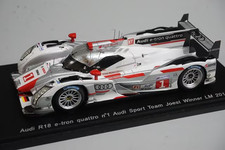 1:43 Spark 43LM12 Audi R18 E-tron quattro Team Joest Le Mans Winner 2012 #1