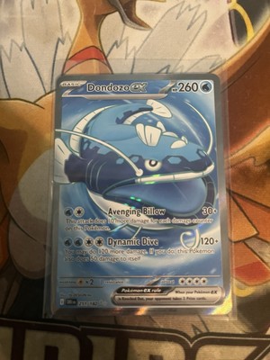 Dondozo ex Destined Rivals Pokémon Pokemon Full Art Ultra Rare TCG