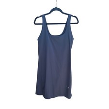 Old Navy Active PowerSoft Dress Navy Blue Built-in Bra and Shorts Womens Large