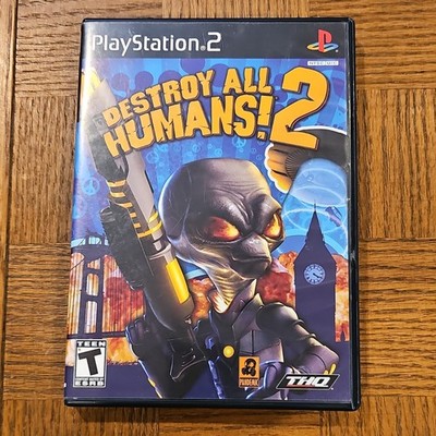 THQ Destroy All Humans! 2 PlayStation 2 Manual Multiplayer NTSC-U/C 2006