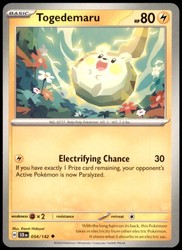 Togedemaru 054/142 Stellar Crown Uncommon