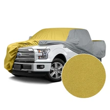 For Ford F-150 04 WeatherShield HP Two-Tone Yellow Custom Car Cover w Gray Sides