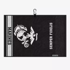 New Team Effort Golf Face/Club Jacquard Towel Marines