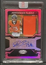 2025 Panini Certified Freshman Fabric Mirror Signatures Pat Bryant Pink /299 🔥