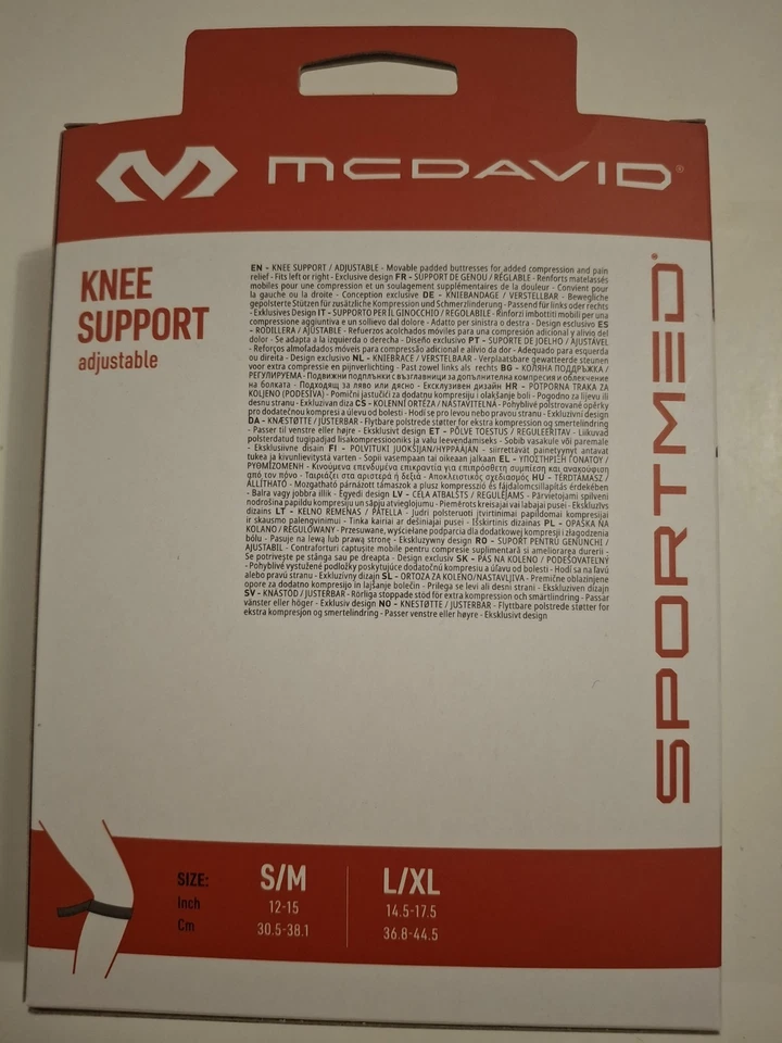 NEUF - Soutien pour Genou Ajustable - McDavid 419 - Taille S/M - Photo 4/4