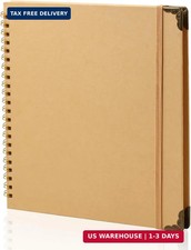 Scrapbook 80 Pages, Scrapbooking Supplies 8 x 8 In, junk journal Album Suitable