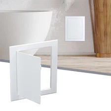 8x10 inch White Plastic Access Panel for Drywall Reinforced Plumbing Door