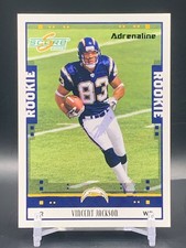 2005 Score #366 Vincent Jackson Rookie Adrenaline /399 - San Diego Chargers