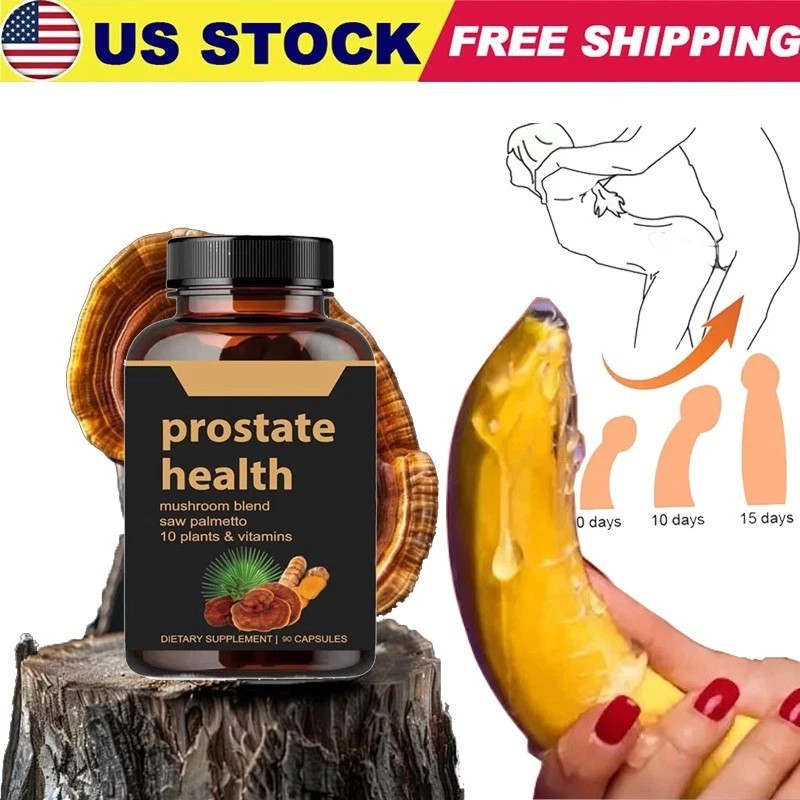 90pcs Natural Body Care Prostate Health Capsules Support for Men’s Wellness
