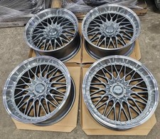 22x10 Scw Wheels 6x135 Ford Trucks 25 Offset 87.1 Set Of 4 Grey Machine