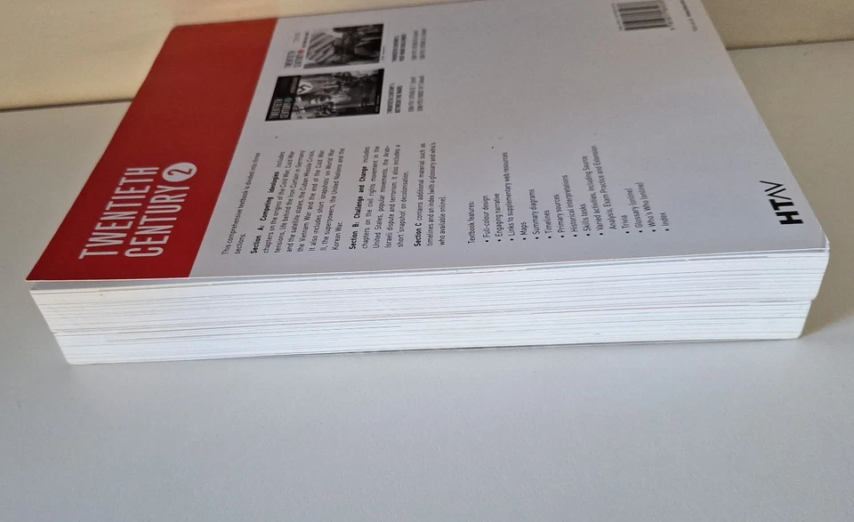 Twentieth Century Books 1 & 2 HTAV Senior History - Large Paperbacks - Free 🚚 - image 4 of 4