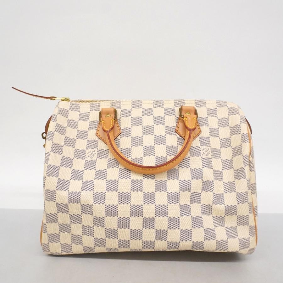 LOUIS VUITTON Speedy 30 N41533 Damier Azur Handbag White thumbnail 8