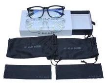 BLUE BLOCKER GLASSES - 2 PAIRS INCLUDED (1 BLACK PR. & 1 CLEAR PR.- NEW IN BOX