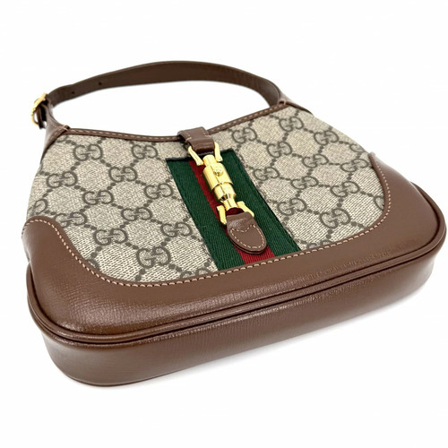 GUCCI 2-Way Women's Jackie 1961 Mini Hobo Bag Handbag Shoulder Bag Sherry Line