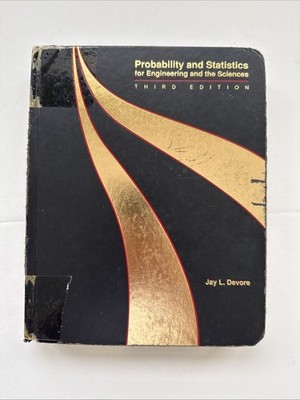 Probability & Statistics for Engineering Sciences 3rd Ed Jay Devore HC